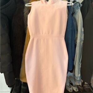 Lulu's Blush Pink Midi Dress